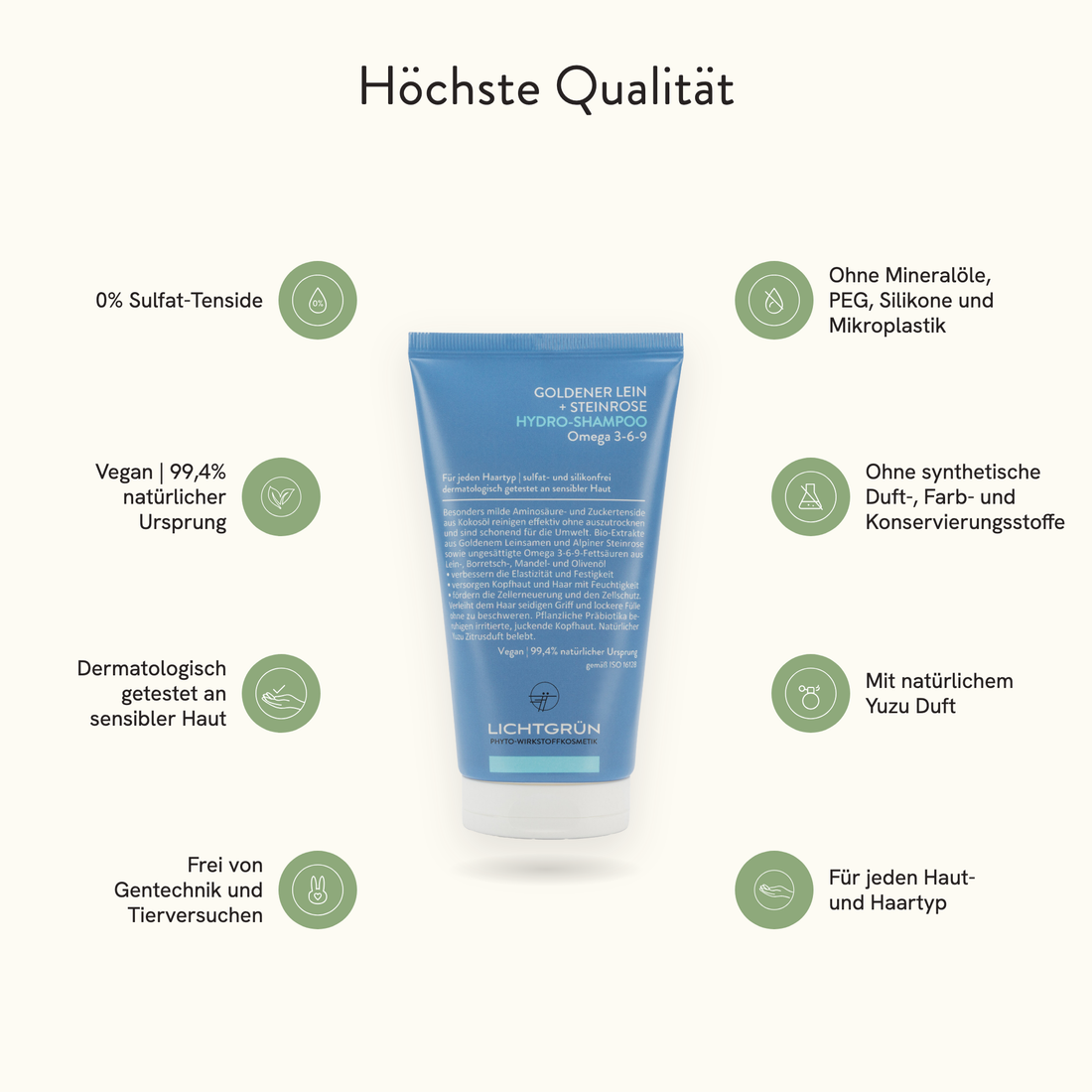 LICHTGRÜN Hydro-Shampoo Höchste Qualität