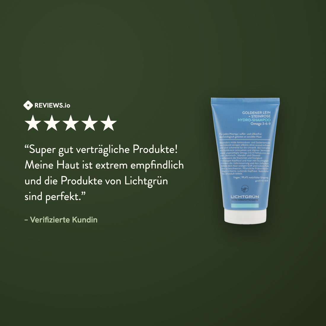 LICHTGRÜN Hydro-Shampoo Kundenbewertung