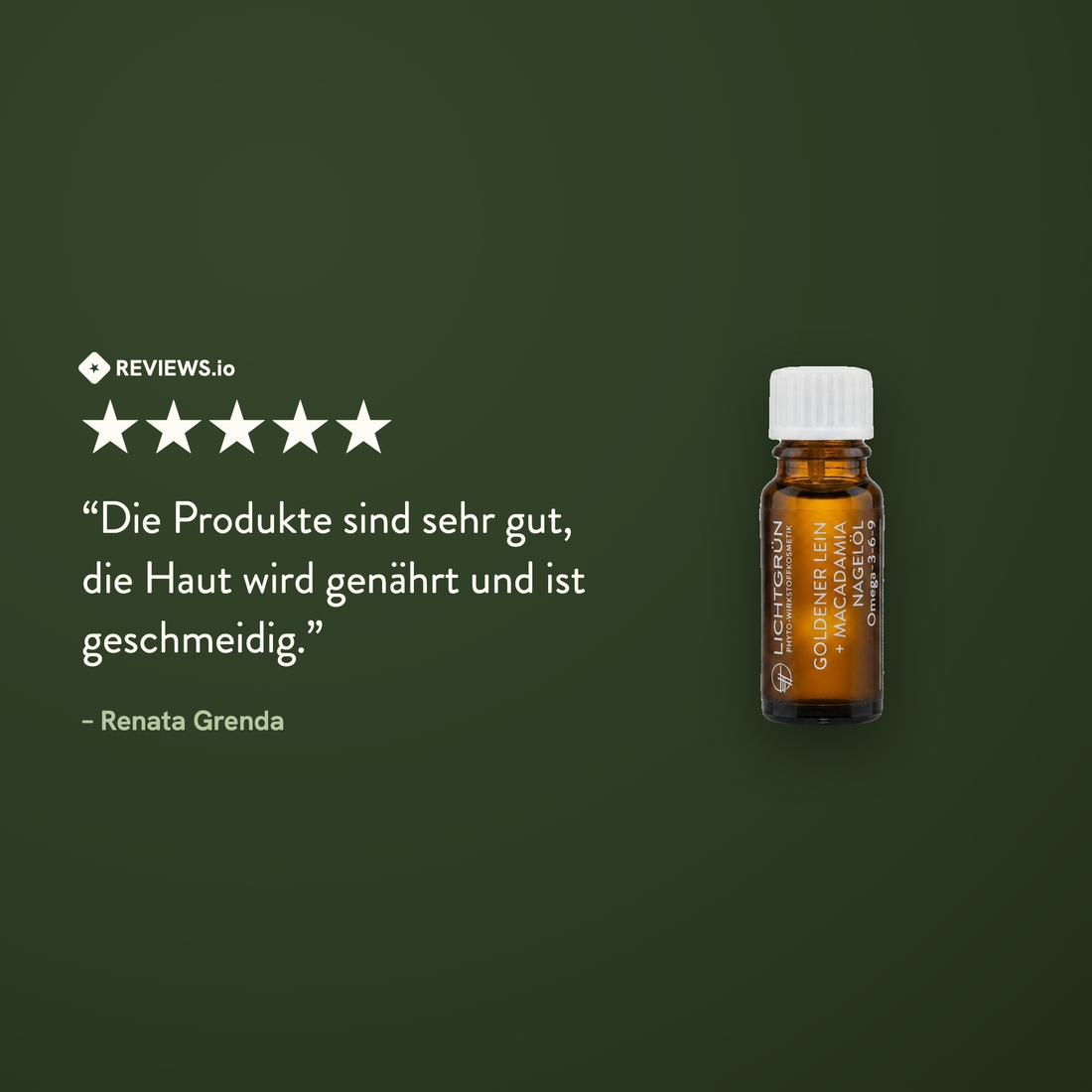 LICHTGRÜN Nagelöl Kundenbewertung